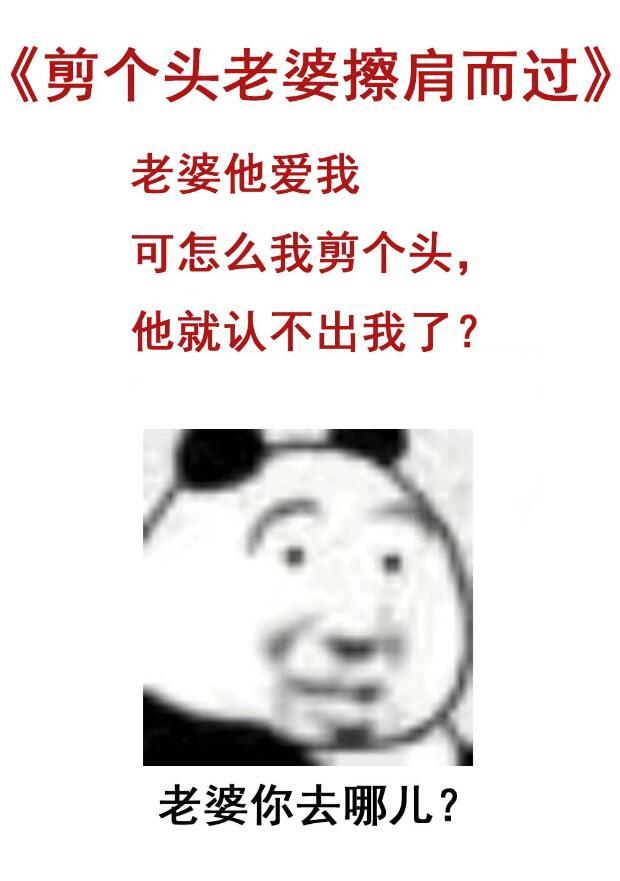 剪老婆头发
